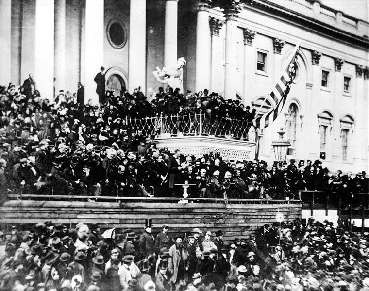 Abraham Lincoln Inauguration abraham lincoln 2nd inauguration address 1865 photo