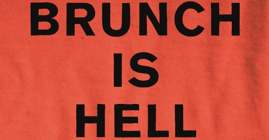 This shirt features a stylish design inspired by the brunch experience.