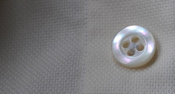 mother of pearl button Dress shirt button.