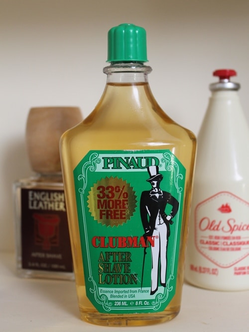 pinaud Pinaud clubman after-shave lotion bottle.