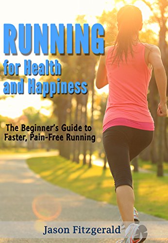 Book cover, running for health and happiness by Jason Fitzgerald.