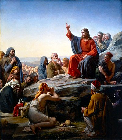 sermon on the mount jesus christ sermon on the mount painting
