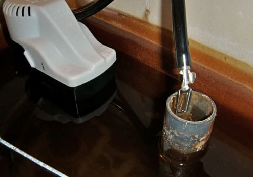 Install new toilet parts white float.