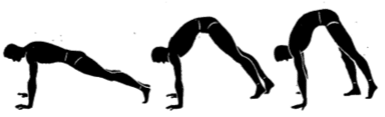 Army physical training Gorilla inchworm.